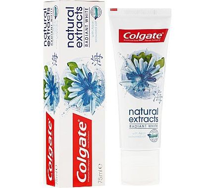 ZP Colgate Natur.Extracts Rad.White 75ml | Kosmetické a dentální výrobky - Dentální hygiena - Zubní pasty ZP Colgate Natur.Extracts Rad.White 75ml | Kosmetické a dentální výrobky - Dentální hygiena - Zubní pasty